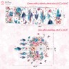 VePret Large Boho Flowers Dream Cather Wall Decals Peel and
