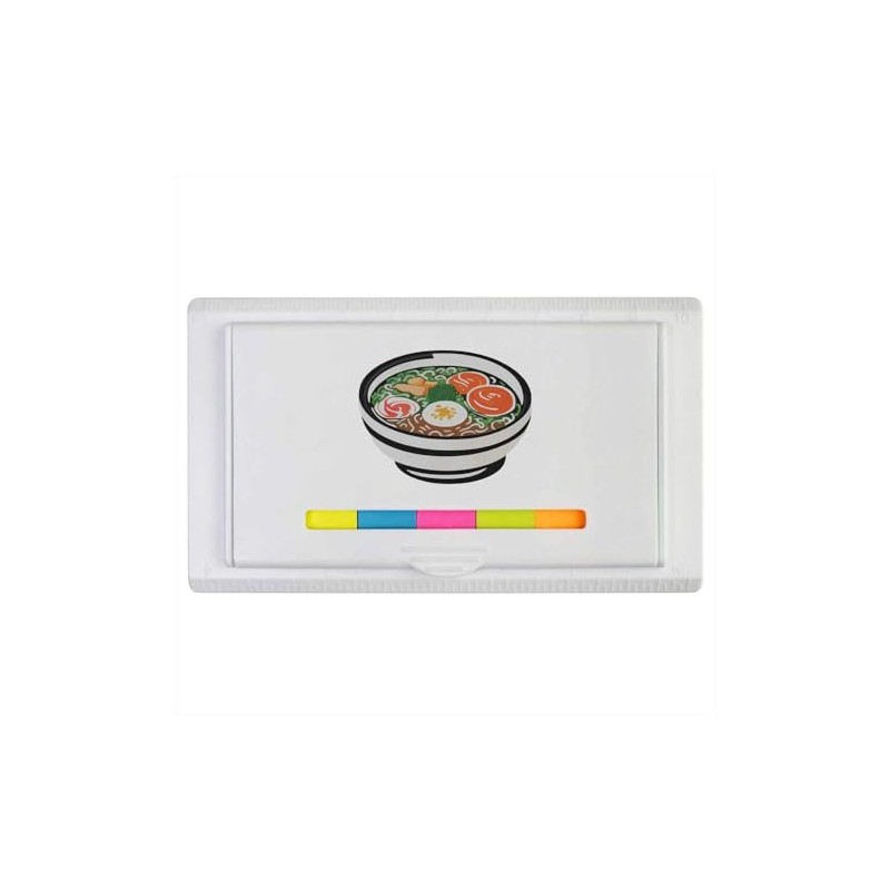 'Japanese Ramen Bowl' Sticky Note Ruler Pad (ST00030238)