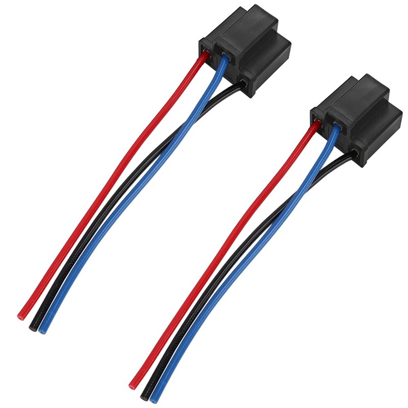 CGEAMDY 4 x H4 lamp plug, socket lamp holder, lamp