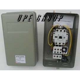 Magnetic Motor Starter for Electric Motor Control 7.5HP 21amp 3-Phase 208-240VAC with Adjustable Overload Relay 17 to 24 AMPS