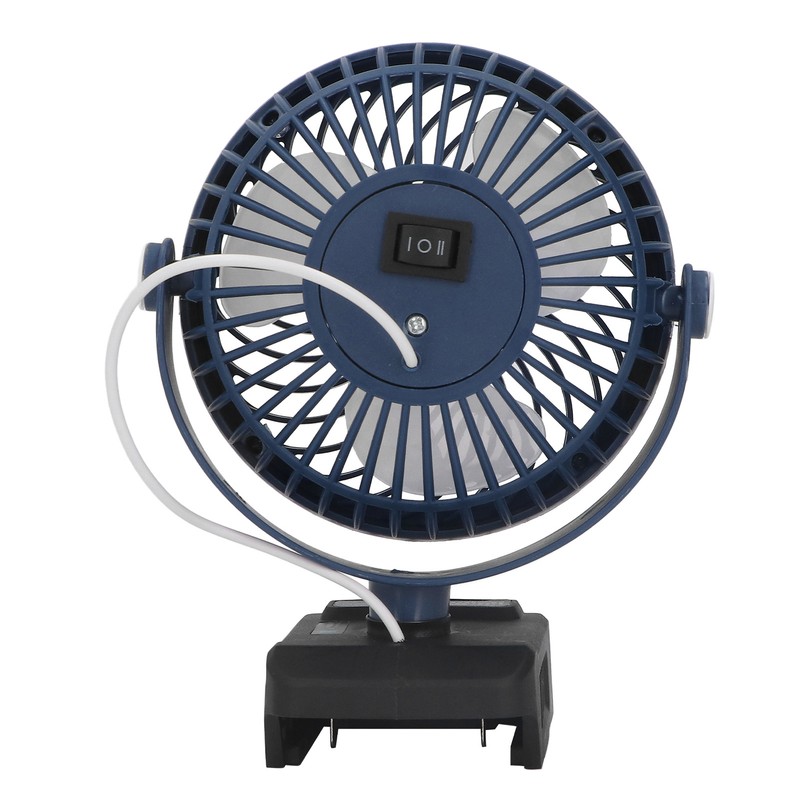 Lithium Battery Fan Cordless 2 Speeds Adjustable Angle Portable 21V