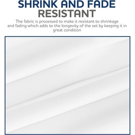 Linteum Textile Supply White Bed Sheet Twin 180 Thread Count Flat Sheets Only Soft Breathable Poly Cotton Blend Top Sheets for Hospital Bed, Massage Table, Spa, Home, Hotel [66x104 Inches 3 Pack]