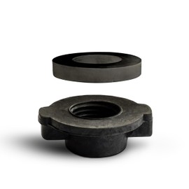 PHOENIX GRAVITY 2 Wing Nuts & Washers for Phoenix Gravity Carbon (Black) Filter Elements Compatible with Phoenix Gravity Countertop Water Filter Systems - Service Kit