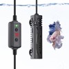 SEAOURA Small Aquarium Heater, 50W Mini Fish Tank Heater, Adjustable
