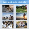 8 Pairs Ankle Running Compression Sock for Men and Women,Cushioned