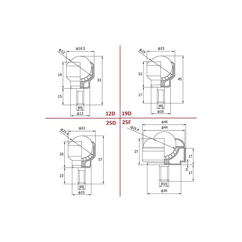 Nylon Ball Bearing Unit Table Conveyor Roller Ball for Gear