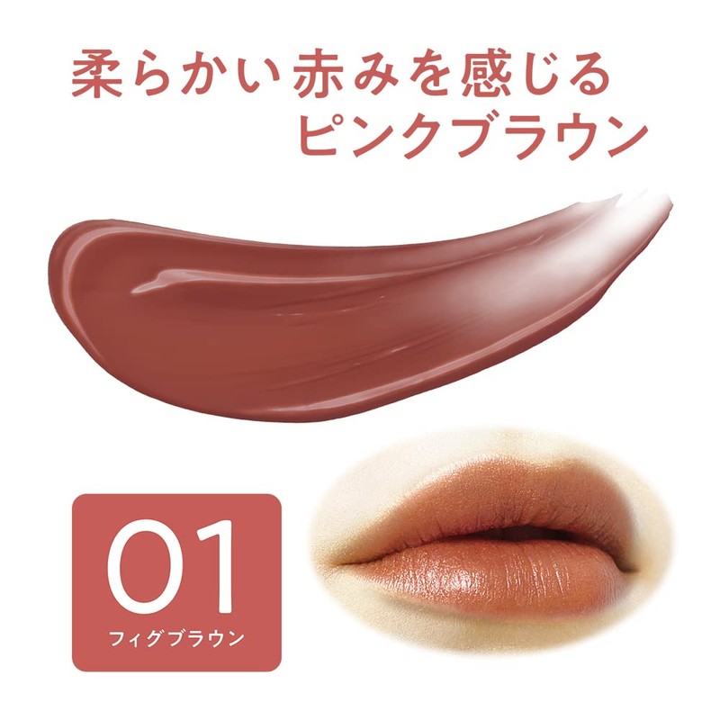 Cezanne Lip Color Shield 01 Fig Brown 0.1 oz (3.7