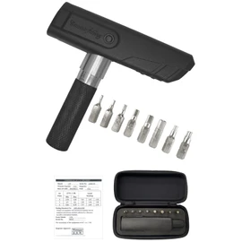 [Made in Taiwan] Samuriding Torque Wrench Road Bike 6.35mm (1/4 inch) Bicycle 4-6Nm with Small Case (Black)