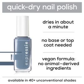 Essie expressie, Quick-Dry Nail Polish, 8-Free Vegan, Bright Lilac, Sk8 With Destiny, 0.33 fl oz