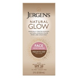 Jergens Hidratante Natural Rostro Protector Solar Medium Tan Paquete