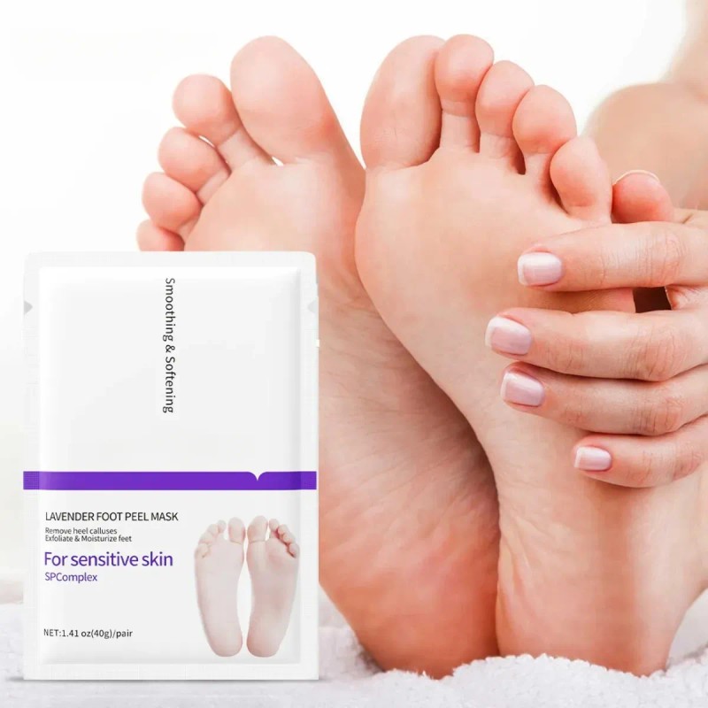 Mascarilla Exfoliante De Pies Elimina Piel Muerta Talones F