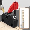 45° Angle Drill Guide Jig Aluminum Alloy Dowel Jig Kit