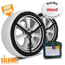 Silknet Snow Socks - Size 30 - Awarded 'Which Best Buy' - Universal To Fit 175/65 R14, 185/55 R15, 185/50 R16 and More