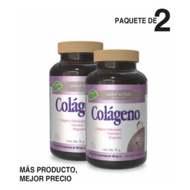 Colageno Vida Herbal, Tabletas, Colageno Hidrolizado                                                                                                  