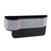 BUGUUYO 1Pc Rhinestone Studded Car Seat Gap Storage Box Multifunctional