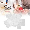 24pcs Mini Clear Jewelry Box Transparent Portable Small Plastic Storage