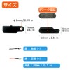 KSHOSIYOK LED Turn Signal, Motorcycle, Mini Handlebar, Flowing Sequential, Ultra-Small,