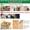 GHKINMAL Bamboo Couch Cup Holder, 4 in 1 Couch Arm