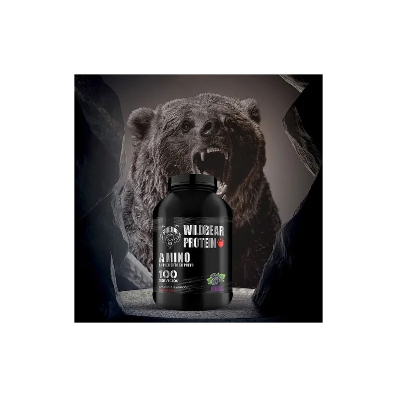 Aminoácidos En Polvo Wild Bear 1kg Prentreno Varios Sabores