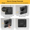 Lpraer 2 Pack Combination Cabinet Hasp Locks, Keyless Cabinet Lock
