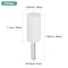 M METERXITY 5-Pack Abrasive Mounted Stone Grinding Bits, 1/4 IN(6mm)
