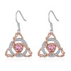 Celtic Knot Dangle Earrings for Women 925 Sterling Silver Celtic