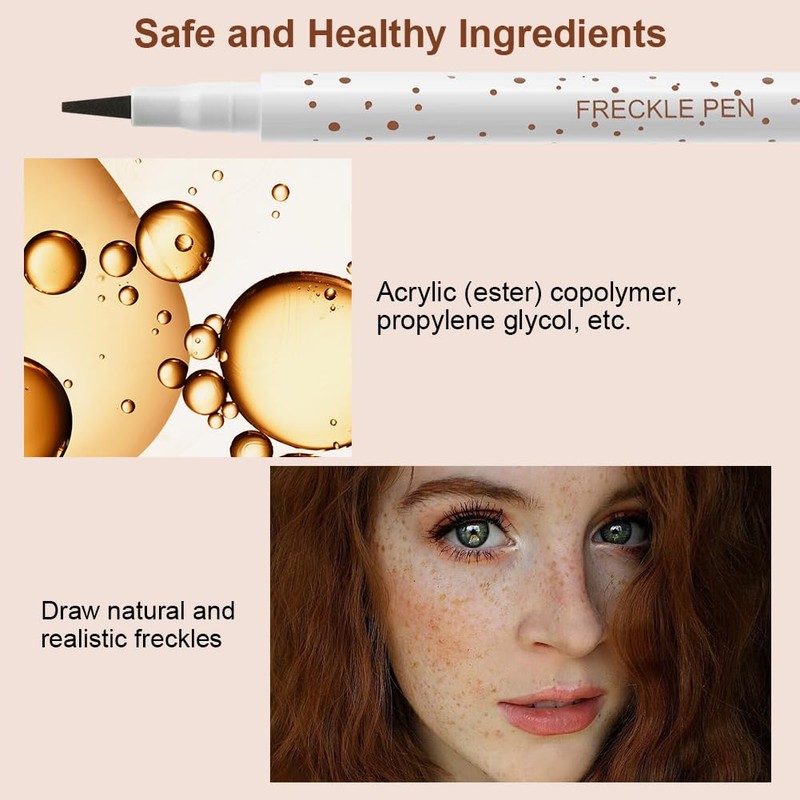Freckle Pen, Waterproof Freckle Pen, Natural Looking Freckles, Durable Sopt