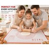 2-Pack Silicone Baking Mat Non-Stick Pastry Dough Rolling Mat with