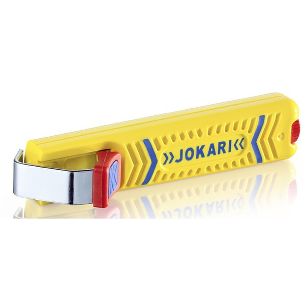 Jokari 10270 Secura Cable Stripping Knife for All Standard Round Cables, No. 27, 13.2cm L x 2.9cm W x 3.5cm H