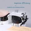 Utoolmart 4mm Paper Punch Drill, Straight Shank Hollow Bit Tool,