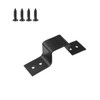 Antrader Square Tube Strap Clamp,4Pcs Square Pipe Clamp Tube Buckle