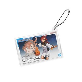 Gunpla Package Art Acrylic Ball Chain Mobile Suit Gundam Mercury Witch Sretta Mercury