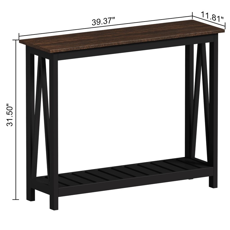 ChooChoo Console Table for Entryway Sofa Tables Living Room Farmhouse,