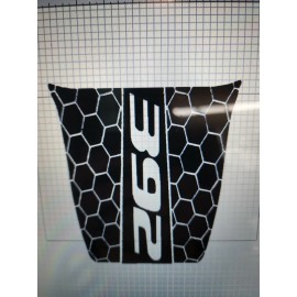 Oracal  Custom Hood Vinyl Decal.  Split Honeycomb.  Compatible with Dodge CHARGER