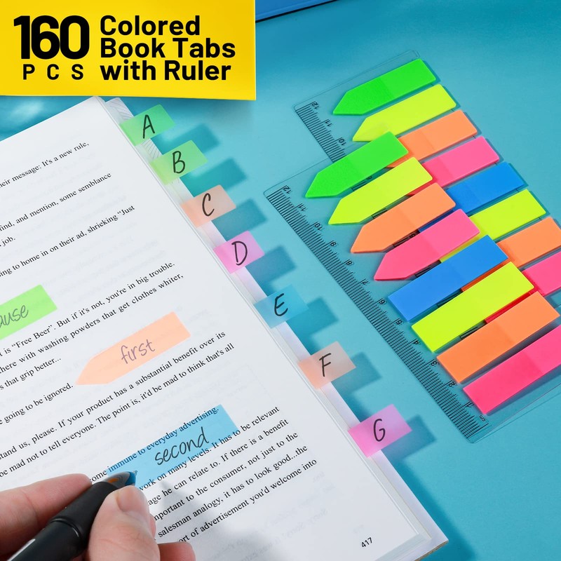 LEOBRO 720PCS Transparent Sticky Notes, Transparent Self-Stick Note Pads 75×75mm