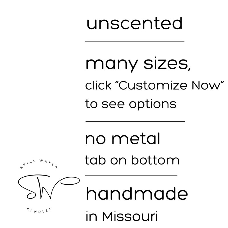 Still Water Candles Handmade Slate Blue Gray Unscented Rustic Textured