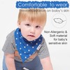 Lovjoy Bandana Dribble Baby Bibs, Adjustable Snaps Fits Newborn to