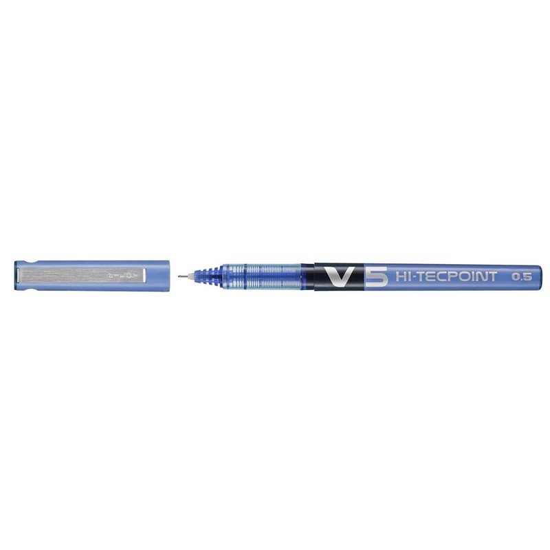 Pilot Hi-Tecpoint V5 Liquid Ink Rollerball Pen Fine Point Blue