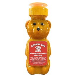 Chubby Cub, Honey Mustard Sauce - 50% Honey, 10oz, Premium Gourmet Condiment