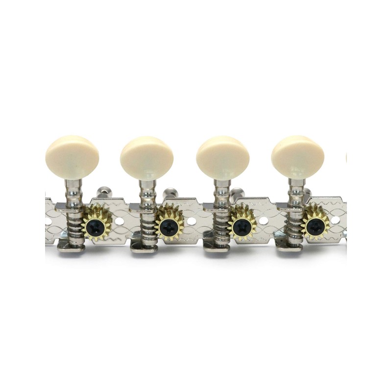 Metallor 12 Strings Acoustic Guitar Tuning Pegs Chrome Plated Machine