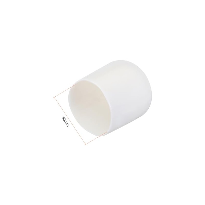 QUARKZMAN 10pcs Rubber End Caps 50mm ID Vinyl Round Tube