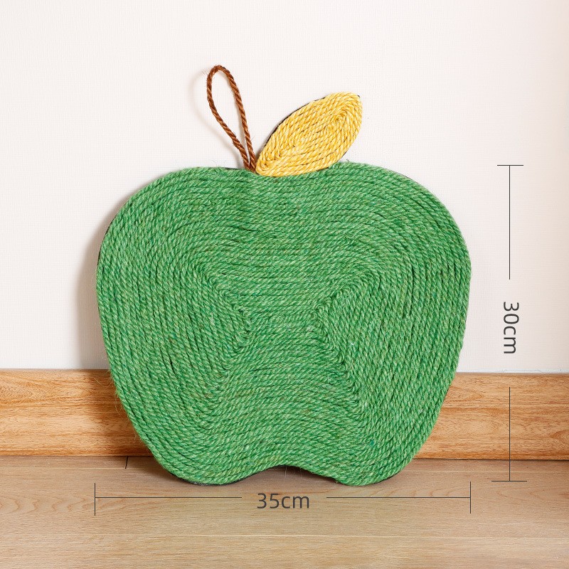 Cat Scratcher Pad Sisal Material Wearproof Large Space Cute Shape