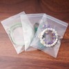 Asingeloo Clear Plastic Zip Storage Bags, 3"X 5" Transparent Small
