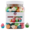 American Best Food 3D Cupcake Gummy Candy in Jar, 1.5