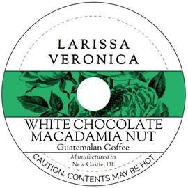 White Chocolate Macadamia Nut Guatemalan Coffee (Single Serve K-Cup Pods) (Gourmet, Naturally Flavored, Whole Coffee Beans) (12 pods, ZIN: 575066)