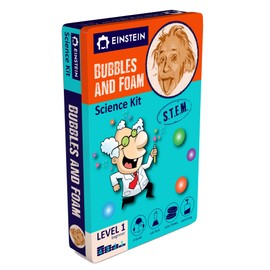 Einstein’s Bubbles and Foam LAB Science Kit for Kids. STEM for Boys & Girls Detailed Picture Guide Included.
