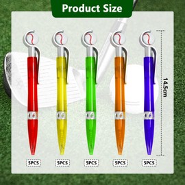 UgyDuky 25Pcs Golf Ball Pen Golf Ballpoint Pens Sport Funny Pen Retractable Ball Sports Writing Pen, Medium Point 1.0 mm Black Ink Pens, Golf Party Favors Cool Writing Pen for School Office Stationery
