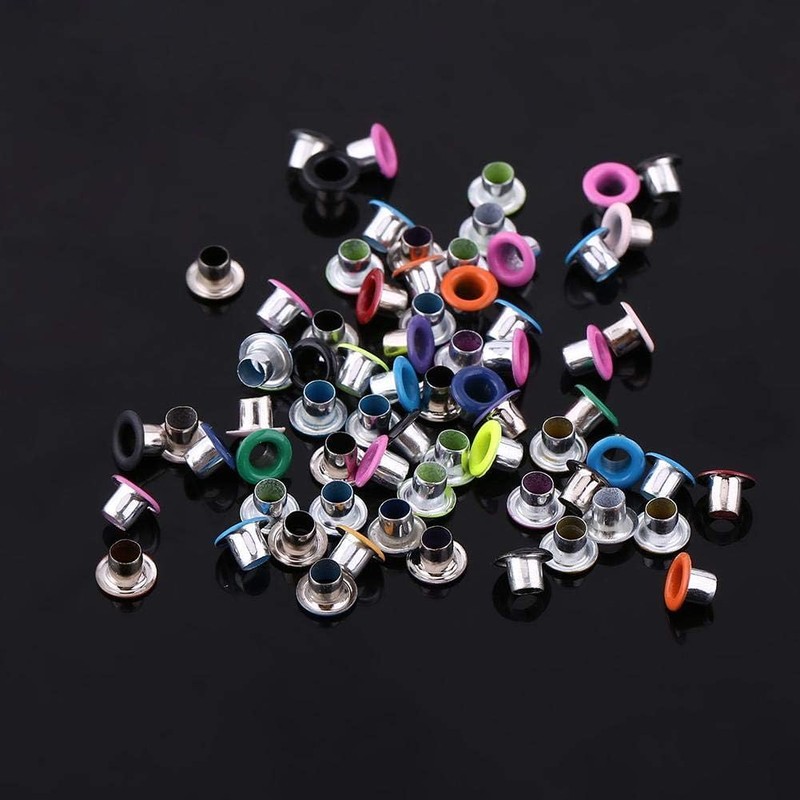 caak Double-sided Grommets, Grommets, Approximately 200 Pieces Set, Bottom Stud