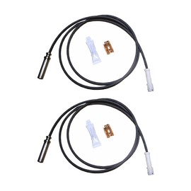 Mytee Products 2 Pk Heavy Duty ABS Wheel Speed Sensor Compatible with KW T660 2015-2016, W900 2016-2017 - Replaces 801543, 20422040, 22268656, 22271902, Bendix 0000-801543P, Eaton 300151, 300171