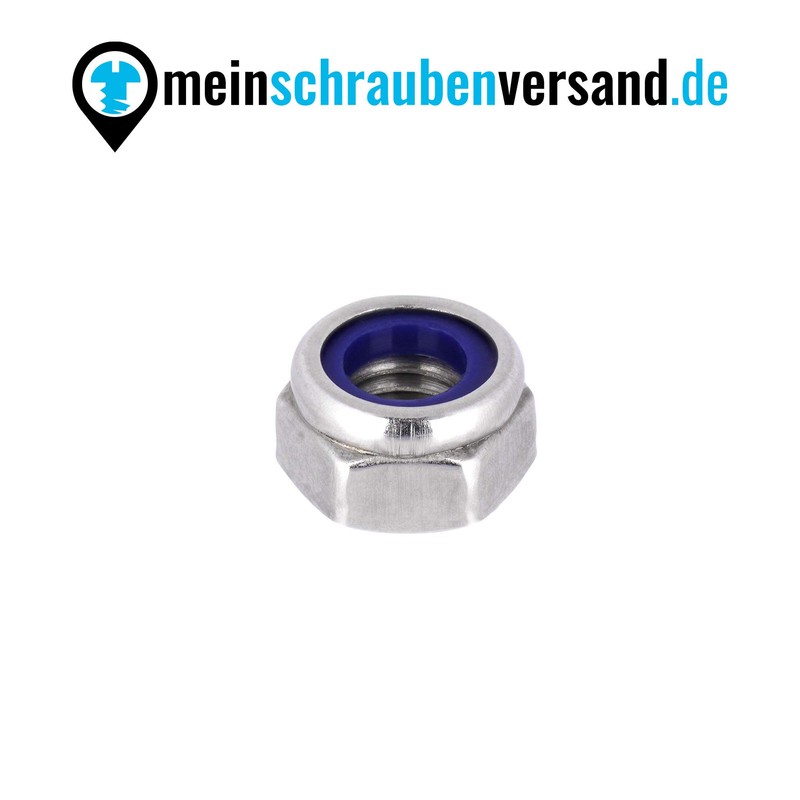 Sicherungsmuttern M16 10 Stück DIN 985 Edelstahlmuttern Stoppmuttern Klemmmuttern selbstsichernde